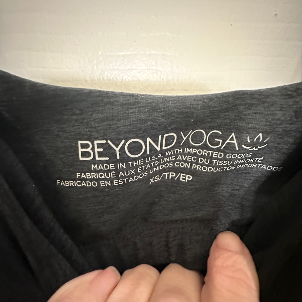 Beyond Yoga Spacedye Black Midi Dress Size XS NWOT - Picture 2 of 9